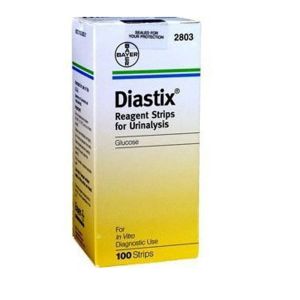 ASCENSIA DIASTIX REAGENT STRIPS FOR URINALYSIS Reagent Strips, CLIA Waived, 100/pk, 12 pk/cs
