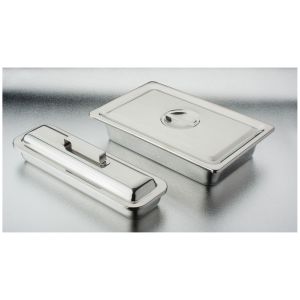 DUKAL TECH-MED INSTRUMENT TRAYS Flat Instrument Tray, 19 1/8" x 12½" x 5/8", fits Mayo Stand, Stainless Steel