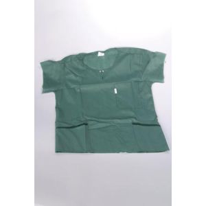 MOLNLYCKE BARRIER® WEARING APPAREL - SCRUB SHIRTS Shirt Scrub, Slate Green, X-Large, 12/bg, 4 bg/cs
