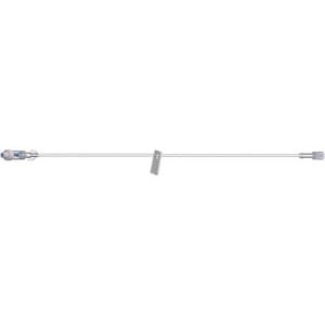 AMSINO AMSAFE® IV ADMINISTRATION SETS Standard Bore IV Extension Set, 7" Length, 1.2 mL Priming Volume, 1 AMSafe Needle-Free Connector, 1 Slide Clamp, Rotating Male Luer Lock, Tyvek Poly Pouch, 50/cs