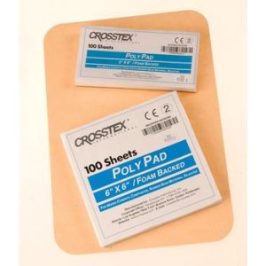 CROSSTEX MIXING PADS - POLY COATED Pad, 6" x 6", 100/pad, 6 pads/pk