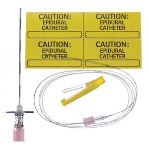 B BRAUN PERIFIX® CONTINUOUS EPIDURAL SETS Tuohy Needle, 18G x 3½", 20G Closed Tip Catheter & Catheter Connector, 12/cs