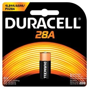 DURACELL® MEDICAL ELECTRONIC BATTERY Battery, Alkaline, Size 28A, 6V, 6/bx