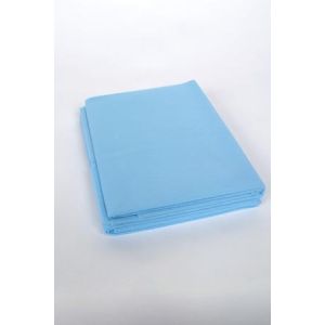 ADI MEDICAL STRETCHER SHEETS Fitted Cot Sheet, Standard Weight, Medium Blue, 30" x 72", 85 grams, 50/cs
