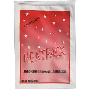 COLDSTAR ONE-SIDED INSULATED HEAT PACK Heat Pack, Disposable, 6" x 9", 24/cs