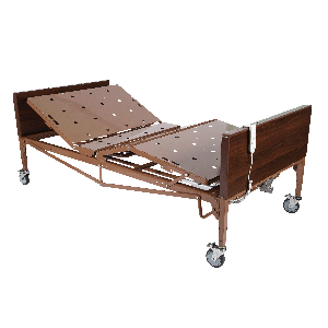 48in Bariatric Homecare Bed w/ Half Rail, Bed, Half Rail