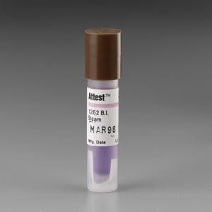SOLVENTUM ATTEST™ BIOLOGICAL INDICATORS & TEST PACKS Indicator For Steam 270°F/ 132°C Vacuum Assisted or 250°F/ 121°C Gravity Sterilizers, 48 Hour Readout, Brown Cap, 100/bx, 4 bx/cs