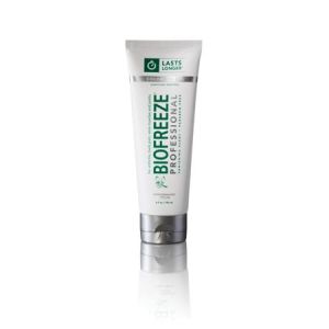RB HEALTH BIOFREEZE® PROFESSIONAL TOPICAL PAIN RELIEVER Biofreeze® Professional, 4 oz Tube, Colorless, 12/bx