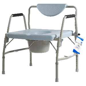 Bariatric Drop Arm Bedside Commode