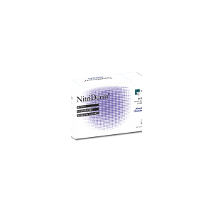 INNOVATIVE NITRIDERM® STERILE POWDER-FREE SURGICAL GLOVES Gloves, Surgical, Size 7½, Nitrile, Sterile, PF, Textured, 50 pr/bx, 4 bx/cs