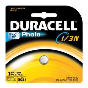 DURACELL® PHOTO BATTERY Battery, Lithium, Size DL 1/3N, 3V, 6/pk, 6pk/bx