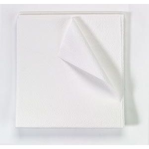 TIDI EQUIPMENT DRAPE SHEET Drape Sheet, Tissue/ Poly, 2-Ply, 40" x 48", White, 100/cs