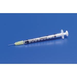 CARDINAL HEALTH MONOJECT™ SOFTPACK TUBERCULIN SYRINGES TB Syringe, 1mL, 25G x 5/8" Det Needle, 100/bx, 5 bx/cs