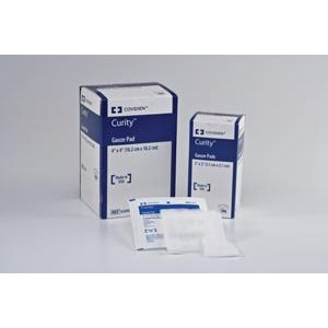 CARDINAL HEALTH CURITY™ GAUZE PADS Gauze Pad, 4" x 4", 12-Ply, Sterile 1s, 100/bx, 12 bx/cs