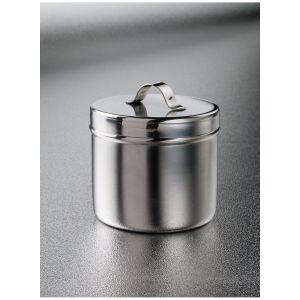 DUKAL TECH-MED OINTMENT JAR Ointment Jar, 8 oz, Stainless Steel