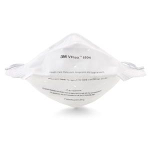 3M™ PSD N95 PARTICULATE RESPIRATOR & SURGICAL MASK Vflex™ Particulate Respirator, Disposable, 50/bx, 8 bx/cs