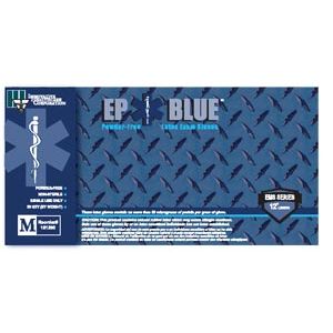 INNOVATIVE DERMASSIST® EP BLUE™ POWDER-FREE LATEX MEDICAL GLOVES Gloves, Exam, X-Large, Latex, Non-Sterile, PF, Textured, 15 mil Finger Thickness Extended Cuff, High Risk, Blue, 50/bx, 10 bx/cs
