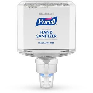 GOJO PURELL® ES8 DISPENSERS & REFILLS Healthcare Advanced Hand Sanitizer Gentle & Free Foam, 1200 ml, Clear, 2/cs
