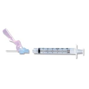 BD ECLIPSE™ NEEDLES - BD LUER-LOK™ SYRINGE Needle, 25G x 5/8", 1mL, Luer-Lok™ Syringe, Detachable Needle, 50/bx, 6 bx/cs