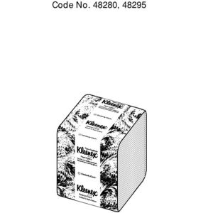 KIMBERLY-CLARK HYGIENIC BATHROOM TISSUE Bathroom Tissue, 4½" x 8.3", White, 250 sheets/pk, 36 pk/cs