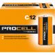 DURACELL® PROCELL® ALKALINE BATTERY Battery, Alkaline, Size C, 12/bx, 6bx/cs