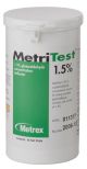 METREX METRITEST™ GLUTARALDEHYDE MetriTest 1½, For 14 Day Use Life, 60 strips/bottle, 2 btl/cs