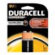 DURACELL® COPPERTOP® ALKALINE RETAIL BATTERY WITH DURALOCK POWER PRESERVE™ TECHNOLOGY Battery, Alkaline, Size 9V, 12/bx, 4 bx/cs