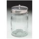 DUKAL TECH-MED SUNDRY JARS Sundry Jars, Glass, Unlabeled, Stainless Steel Lids, 1/bx, 6 bx/cs