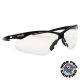 KIMBERLY-CLARK V30 NEMESIS SAFETY EYEWEAR Safety Glasses, Clear Lens, Anti-Fog, Black Frame, 12/cs